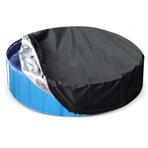 Poolskydd, regntätt, tygskydd, hopfällbart poolskydd, pooltygskydd, poolskydd, 160 * 90 cm