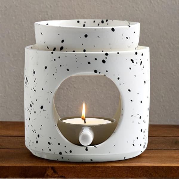 Smeltebrænder, keramiske olielamper, keramisk oliediffuser, aromaterapiholder, duftdiffuser, duftlys til aromaterapi i