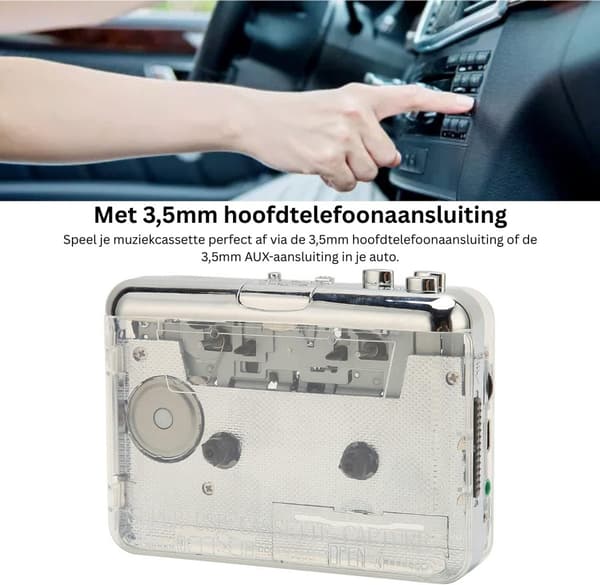 Kassettspelare - Walkman - Vit