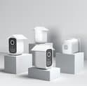 Kamerasilikonskyddsfodral - skydd - skal eufy Security eufyCam 2C Cam & eufyCam 2C Pro trådlös utomhussäkerhetskamera - Vit