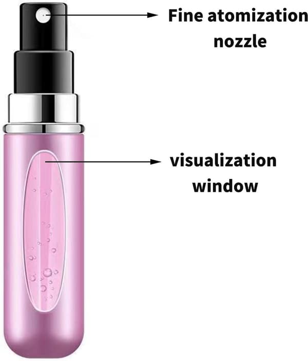 13 delar - Aluminiumlegering - 8*1.7cm - Reseflaskor - 5 ml - Färg - Påfyllningsbara - Parfymflaskor - Sprayflaskor - Parfymatomizer