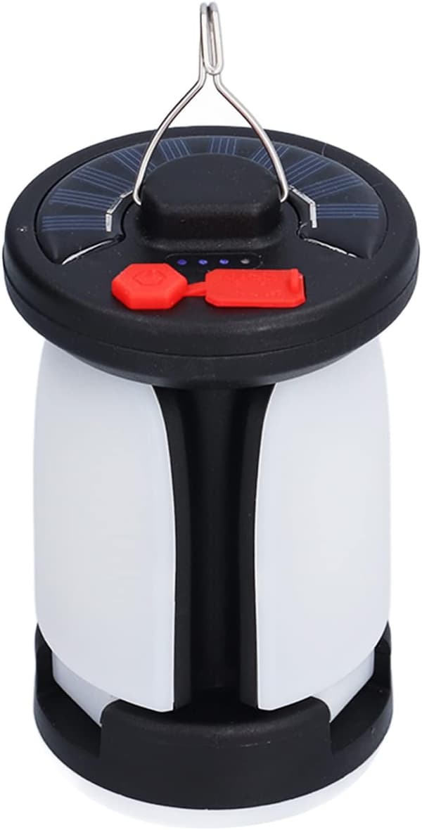 Solar Campinglanterne - 6 Lystilstande - USB Genopladelig - Til Udendørs & Camping