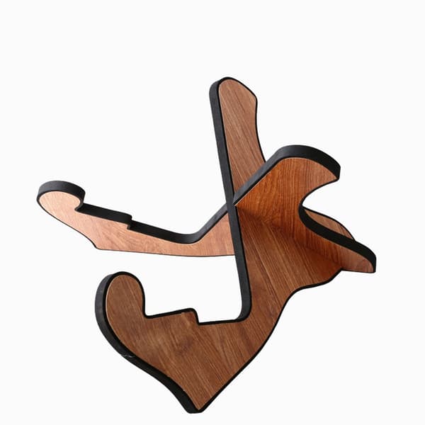 Elgitarrställ - 33*34*23 cm - Gitarrställ i trä - Vertikalt gitarrställ - Displayställ för akustiska och klassiska gitarrer - 33*34*23 cm