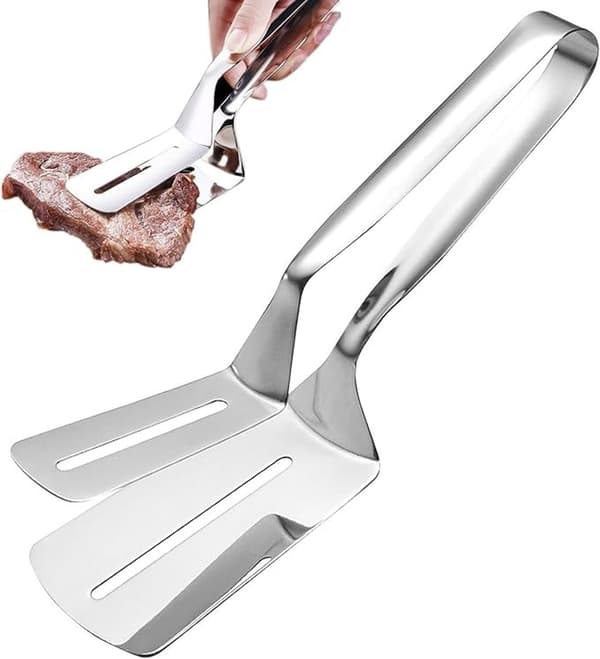 Køkkentang i rustfrit stål til grill og madlavning