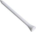 Golfpeg i trä - 70 mm - Vit - 100 stycken