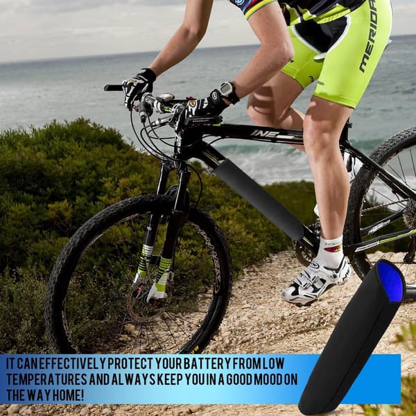 Solidchoice - Skyddsfodral för elcykelbatteri (2 delar)