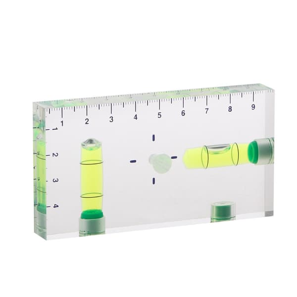 Mini Högprecisions Tvåvägs Transparent Magnetisk Bubbelvattenpass