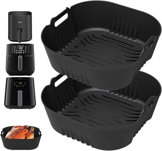 2 silikone bageforme til airfryer - passer til Philips Airfryer XL og XXL