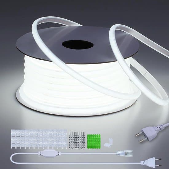 Utomhus LED-list - Rörbelysning - Trädgårdsbelysning - COB-teknik - 30 meter - Kallvit