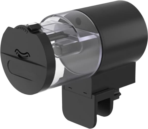 Automatisk Foderautomat - 100 ml - Automatisk Fiskefoderautomat - Fiskefoderdispenser med Timer - Automatisk Fiskefoderautomat - Akvariefoderautomat - Fugtbestandig - Fisk