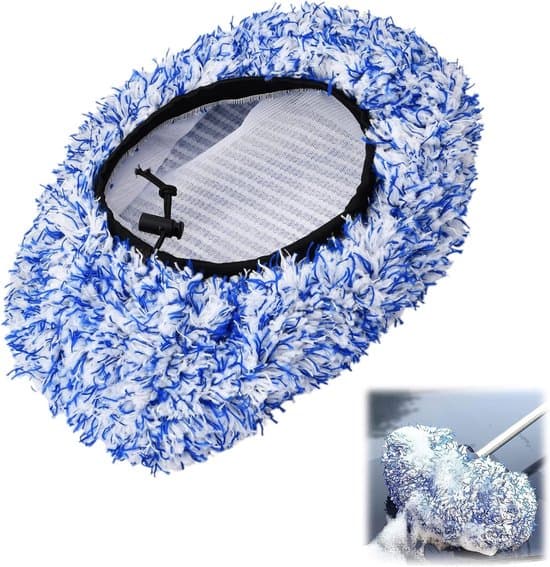 Mikrofiber vaskebørsteovertræk til bilvask - Blå