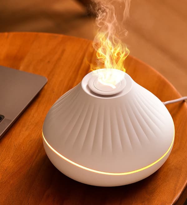 Bonfire Aroma Diffuser – Luftfuktare Aroma Diffusers – Doftspridare Nebulisator – Aromaterapi Aroma Diffusers