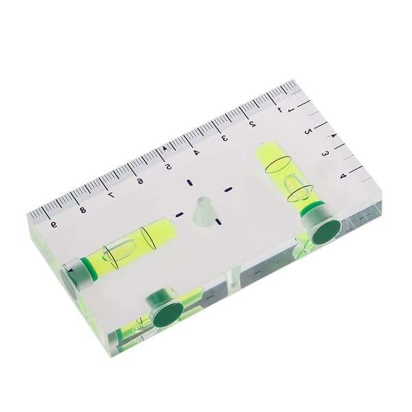 Mini Högprecisions Tvåvägs Transparent Magnetisk Bubbelvattenpass