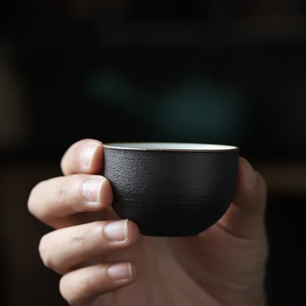 Tekoppar - svart - 175 ml