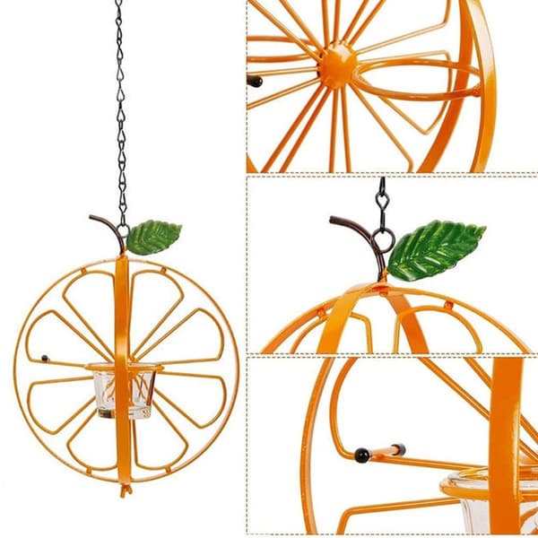 pala - Kolibrin syöttölaite - Ulkosyöttölaite ja juomakuppi - Kolibrin syöttölaite - Syöttölaite Clementine Oriolelle - Oranssi