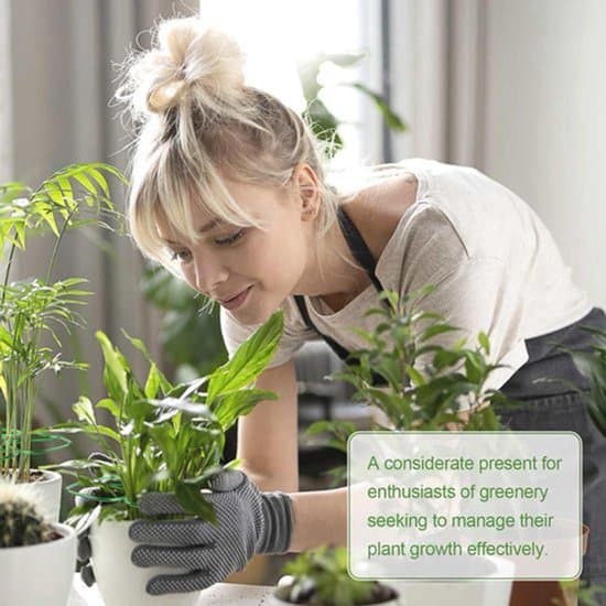 Växtstöd i bladdesign, 2-pack - Aluminiumstöd för Monstera krukväxter