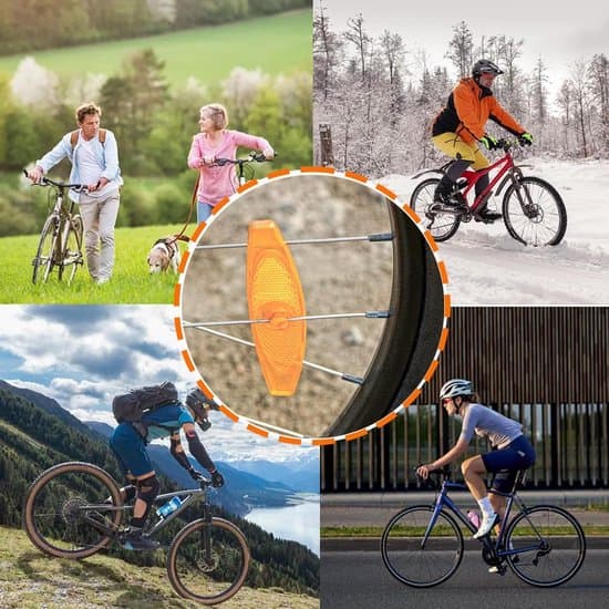 Cykelegerreflekser - 8 Stykker - Cykelrefleksæt - Sikkerhedsreflekser til Mountainbikes