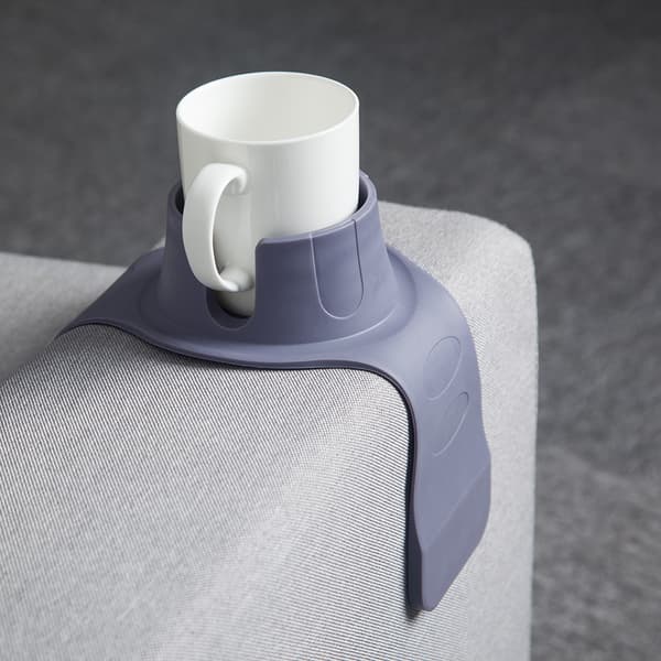 Kopholder til sofaen, armlæn organizer, kopholder til sofaen (grå)