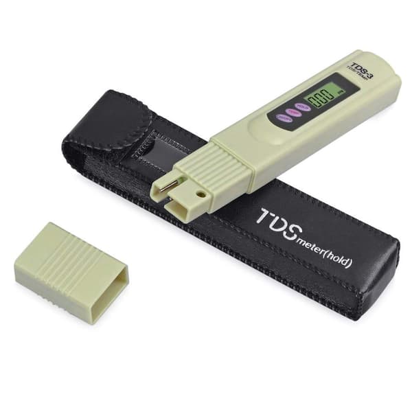 LCD TDS - 3 meter för dricksvattenkvalitet - Digital testare - Temperatur PPM testpenna analysator för mätning av dricksvatten - Hydroponik - 3 M