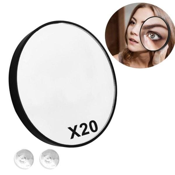 Meikkipeili, 20X suurennuspeili, pyöreä A
