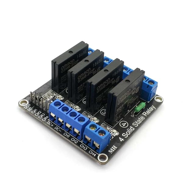 Lavniveauudløsning 4-vejs 5V Solid State Relæmodul SSR