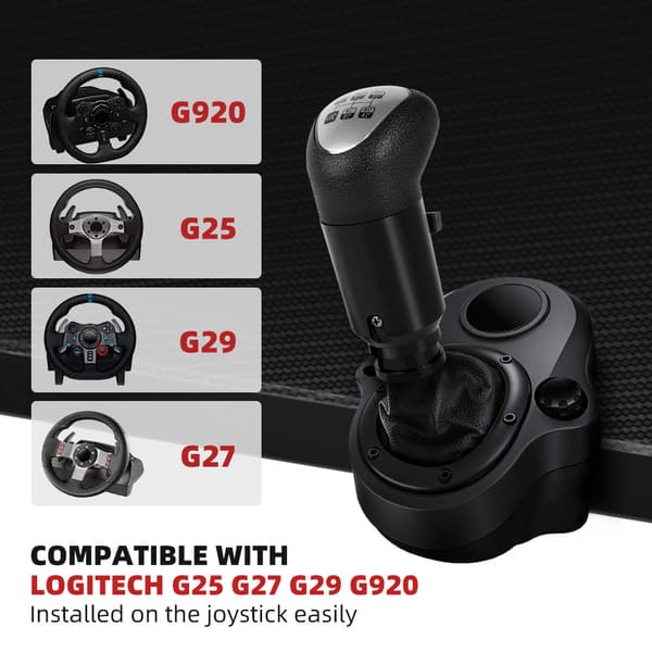 Velegnet til Logitech G25/G27/G29/G920 USB-skifter til rat-simulator