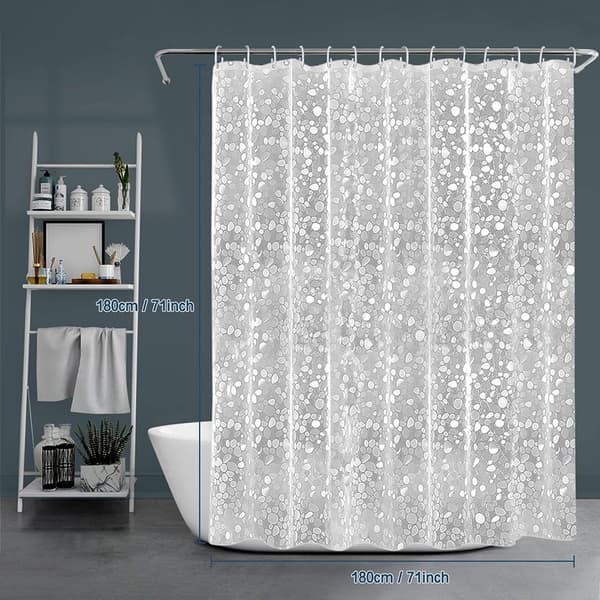 Duschdraperi-Transparent-Vattentätt-Badrum-Bredd-180cm