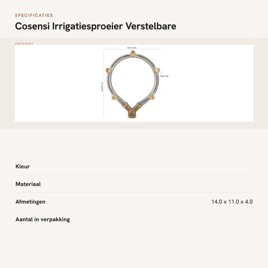 Dailygoods - Effektiv bevattningsspridare - Justerbart spruthuvud