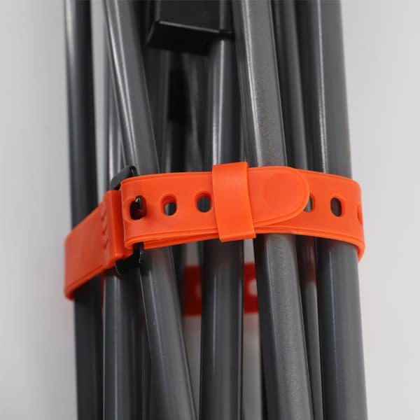 gummi surringsstropper - multifunktionelle sorte surringsstropper med quick release - bagage - last - løkker - sort