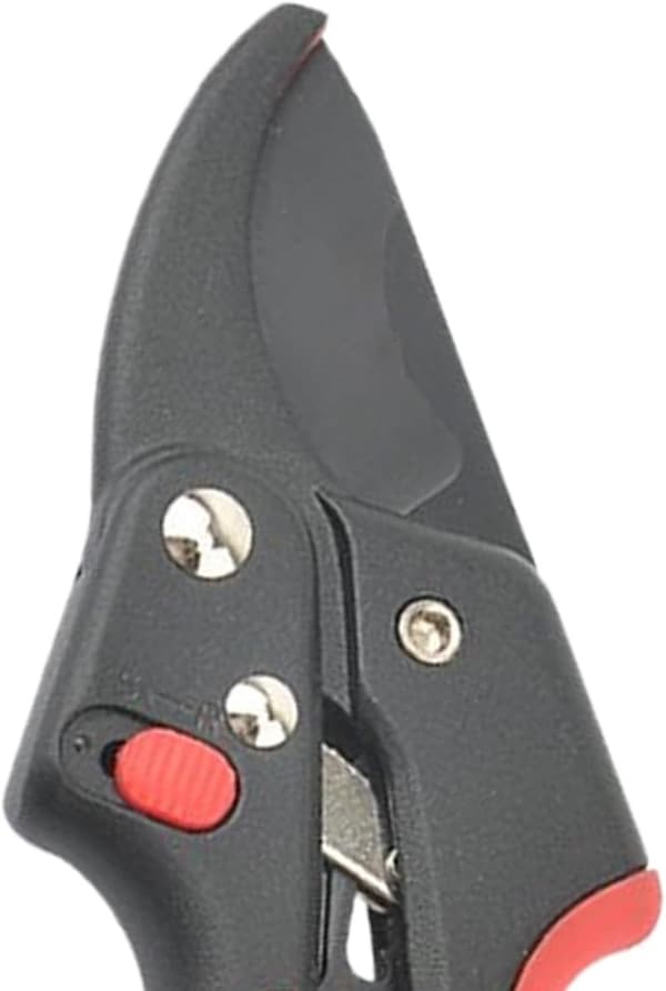 Havesaks - Ergonomisk Håndbeskærersaks - Ubesværet Beskæring - Rustfrit Stål Materiale - 17 cm - Sort
