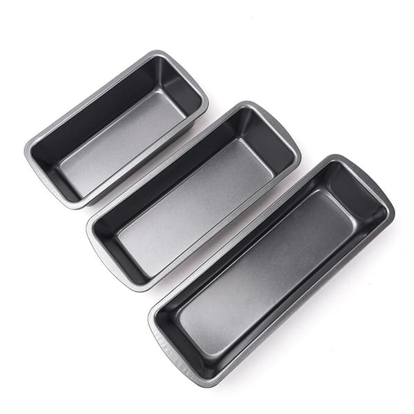 Brødform – Lang brødform – Non-stick bageform – Rektangulære brødforme – Sæt med 3