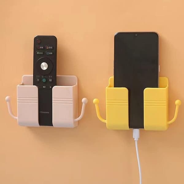 Väggmonterad telefonhållare organiseringslåda sovrum (5 stycken)