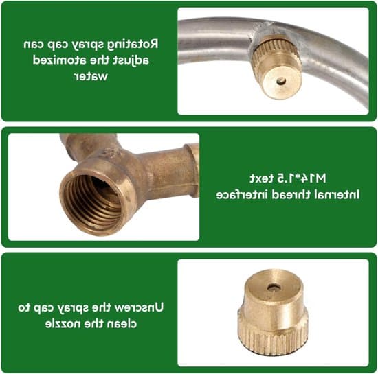 Dailygoods - Effektiv bevattningsspridare - Justerbart spruthuvud