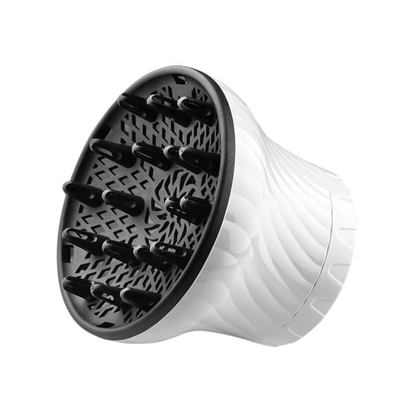 Hårtørrer kølehætte, universal tørrehætte, 3,5-8,0 cm, hvid