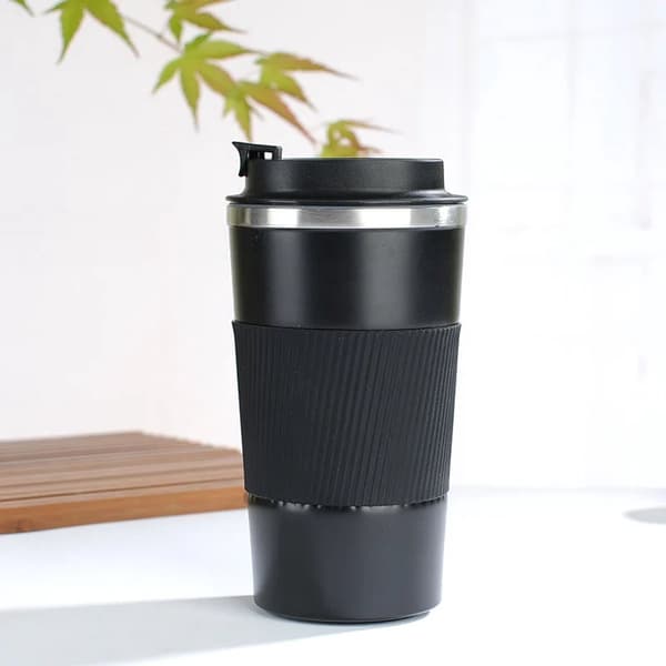 Termosmugg i rostfritt stål - Isolerad kaffemugg - Grön - 380