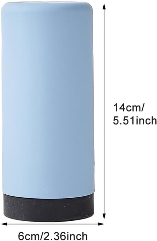 Sæbedispenser Klem sæbedispenser Silikone sæbedispenser Vaskemiddeldispenser 14x6x6cm Skridsikker Nem at holde Egnet, Blå
