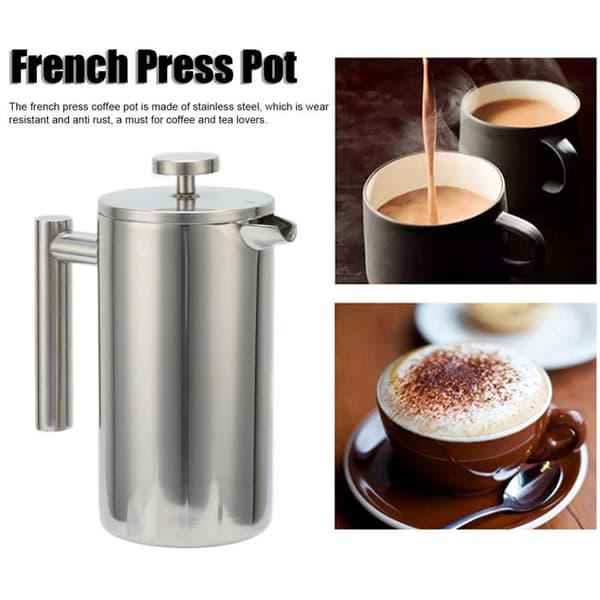 1000 ml kaffemaskine i rustfrit stål - kaffebrygning
