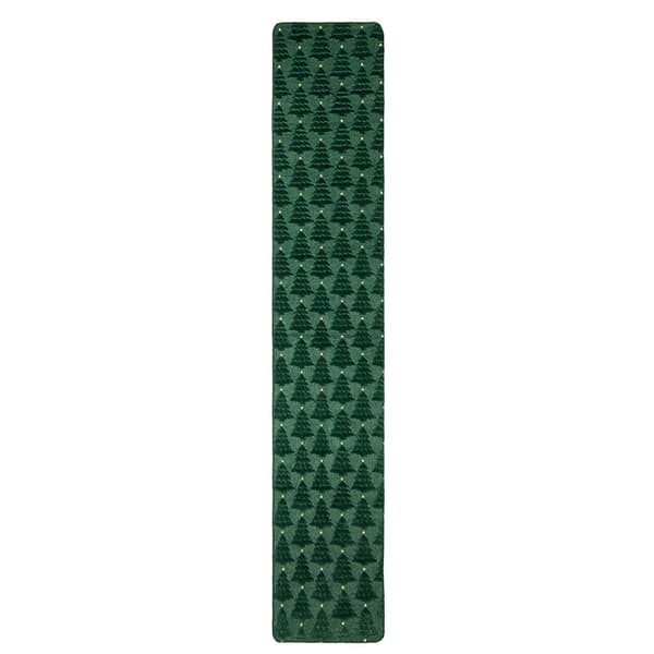 Juletræsstjernedesign - Dug - Julepynt - Dug - Julegrønt - 33*233cm