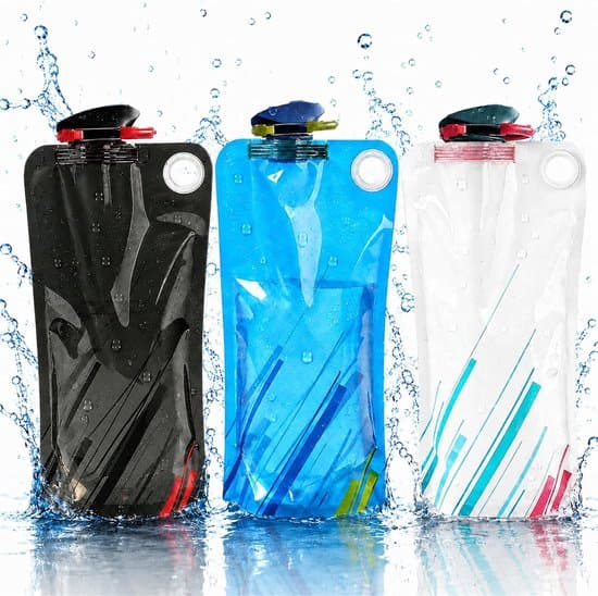 1000 ml hopfällbar vattenflaska - hopfällbara dricksflaskor - Vattenflaska - dricksflaska - sportflaska hopfällbar - vattenflaskor - 1000 ml