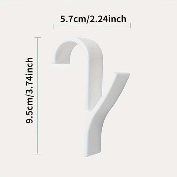 4x pyyhe-/vaatekoukku patteriin - lämmityksen ripustuskoukku - pyyhekuivaimen koukut - ripustuskoukku