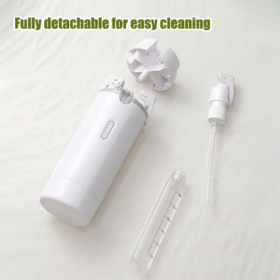 4-i-1 reseflaska med dispenser - Dispenserflaskor - reseflaskor - Bärbara dispenserflaskor - schampo och lotion - ABS - Vit