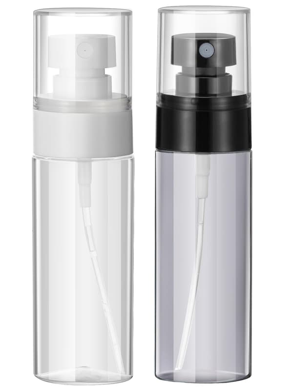 Pieni suihkepullo 100 ml, 2 pulloa, hienojakoinen sumutinpullo, sopii matkustamiseen
