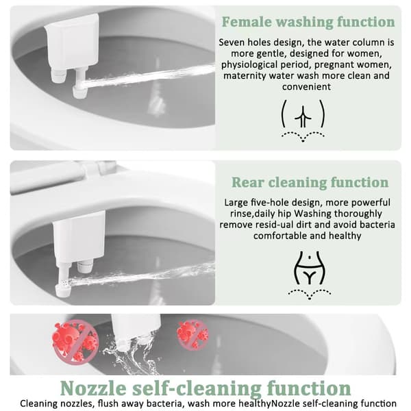 Smart toiletlåg til vask af numsen - - Kropsrenser - Kvindevask