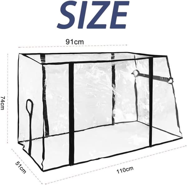 Regnskydd för vagn - universal - transparent
