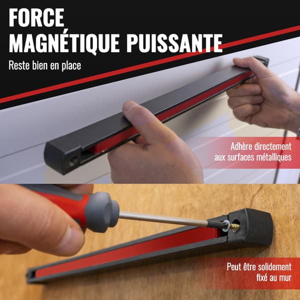 Magnetisk værktøjsstang (30 cm) til værksted og garage