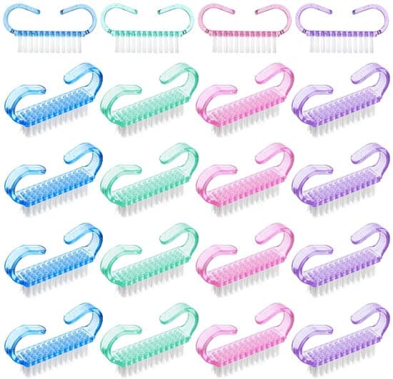Neglebørste i nylon til rengøring af negle