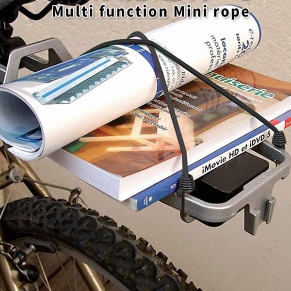Elastiksnore - 10 stk. - Mini - Elastisk - Gummibånd - Universal - Med 2 robuste kroge - Stropper - Til telte - camping og motorcykler - 10 stk.