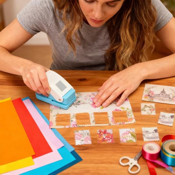 Rektangulær Stempelstanse – 2.6×2.1 cm – Hebel Promotion – Til Scrapbooking, DIY-kort & Håndværk