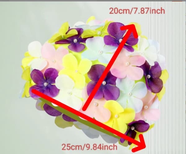 Blomstret badehætte - Blomstret mode damebadehætte - Retro badehætte med - 3D blomstret badehætte - Damebadehætte - Lilla