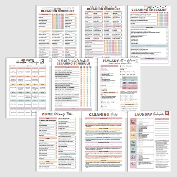 Hushållsplanerare för städschema och checklisthantering